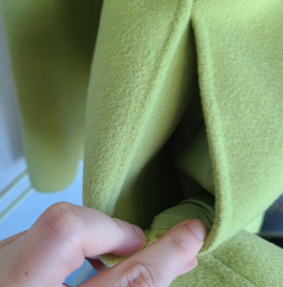 Woolmark woolrich Wool vintage coat green XL - Picture 2 of 7